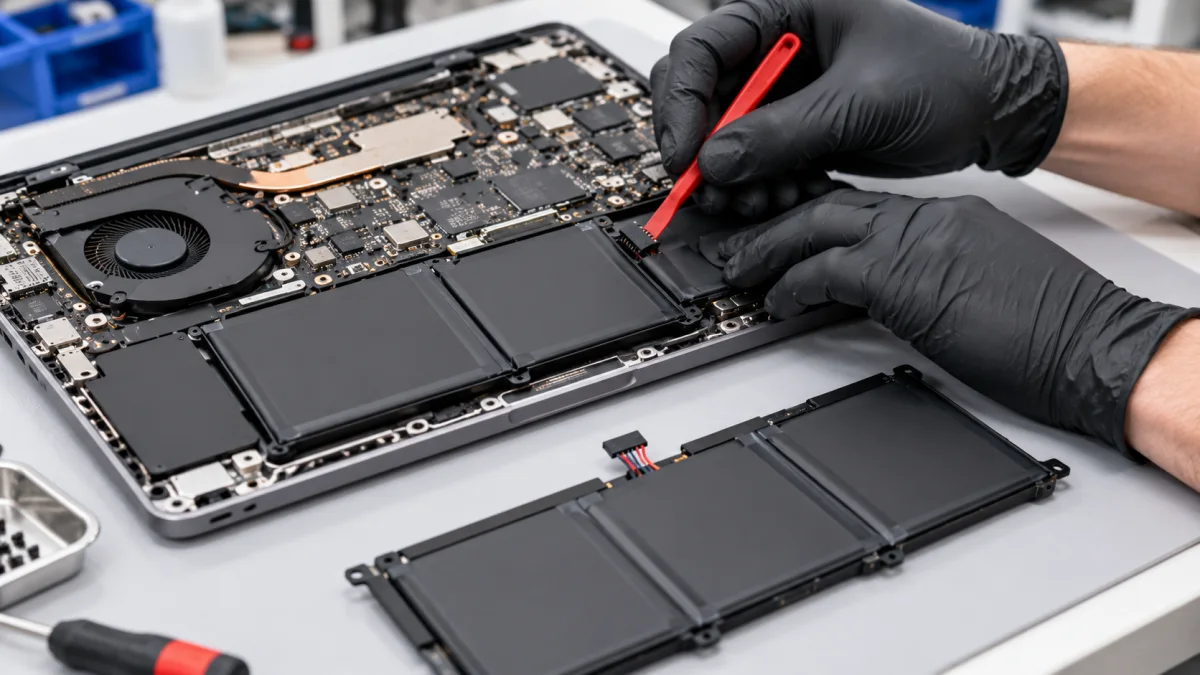 Laptop battery replacement
